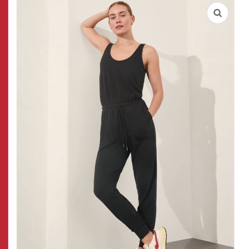 NWT Athleta Black Balance Jumpsuit
